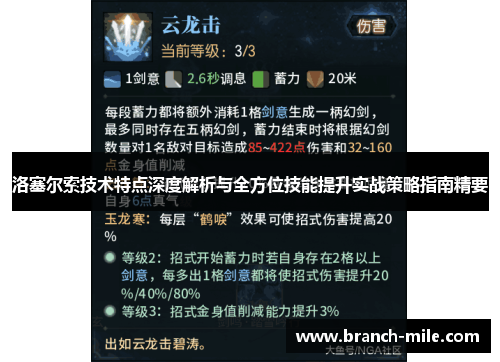 洛塞尔索技术特点深度解析与全方位技能提升实战策略指南精要 洛塞尔索技术特点深度解析与全方位技能提升实战策略指南精要